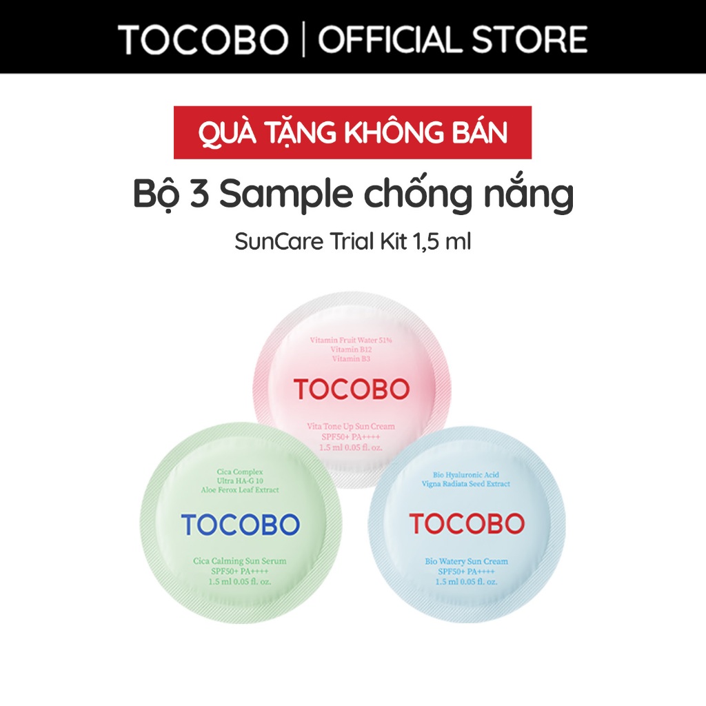 [Quà tặng] Tocobo Suncare Trial Kit