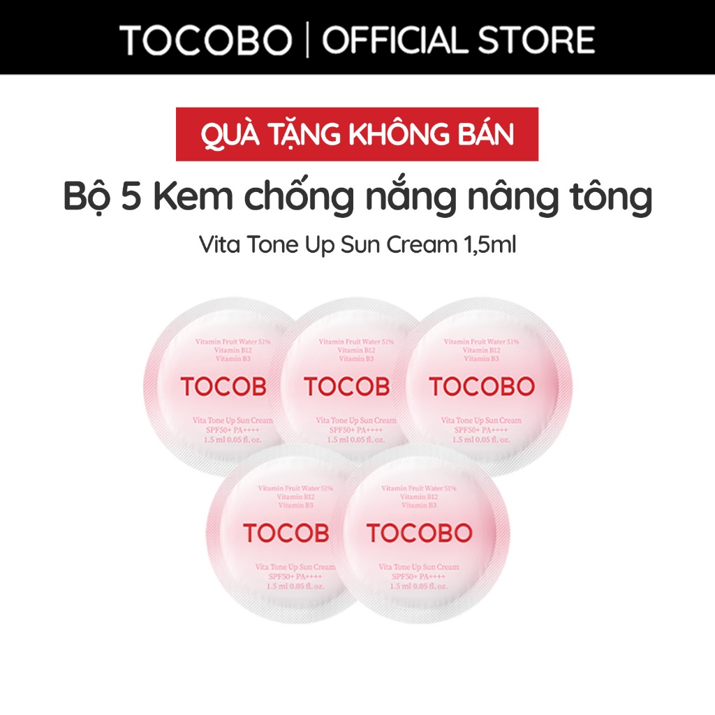 [QUÀ TẶNG KHÔNG BÁN] VITA TONE UP SUN CREAM SPF50+ PA++++ 1.5ml x 5 gói
