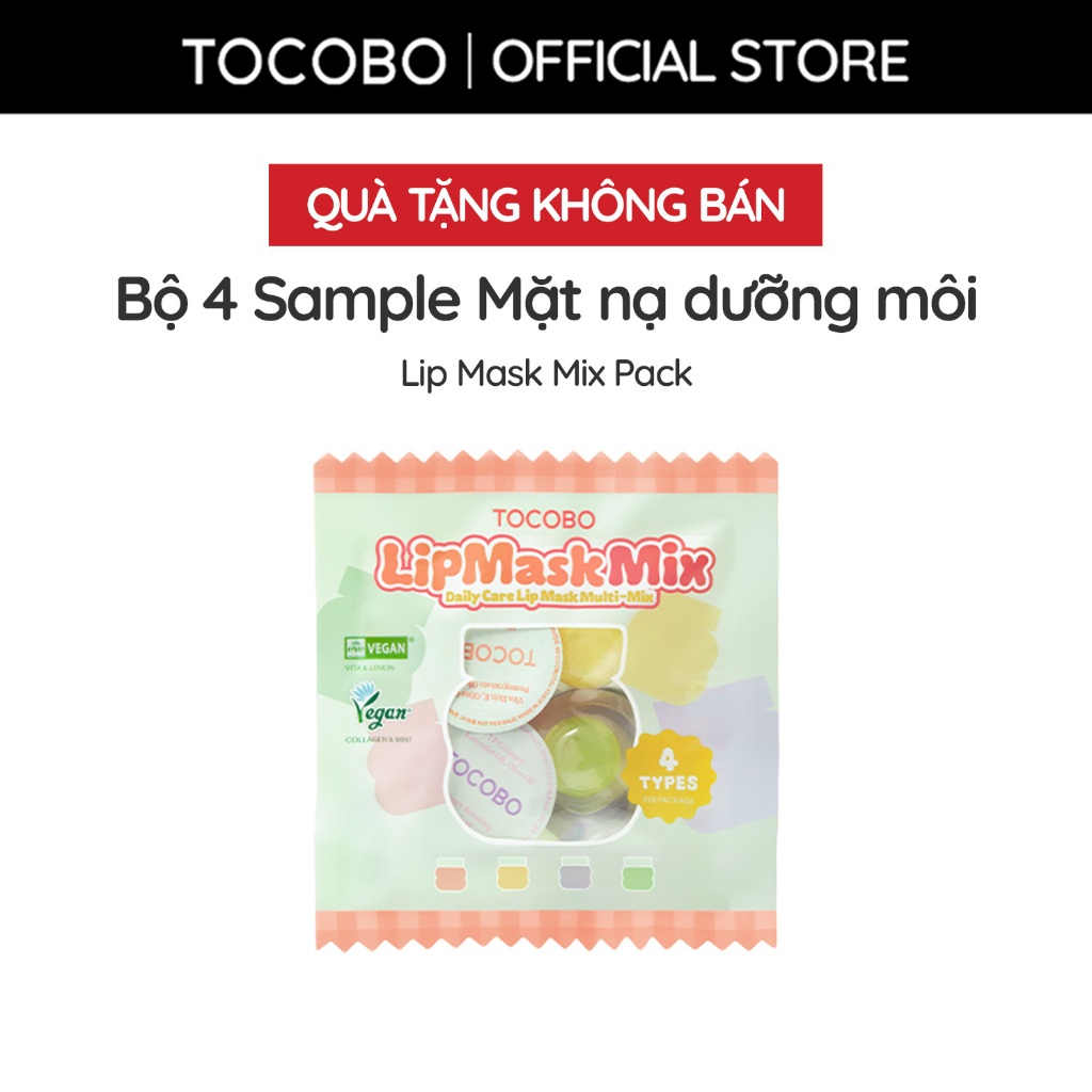 [QUÀ TẶNG KHÔNG BÁN] TOCOBO BLISTER JELLY PACK 1ml*4ea (Lip mask blister)