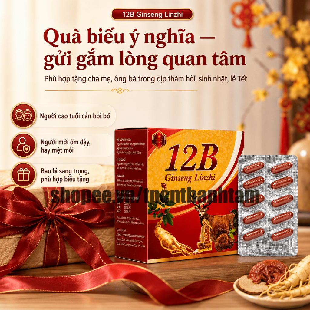 Viên uống Vitamin 12B 100V bổ sung Vitamin nhóm B tăng sức đề kháng, bồi bổ cơ thể