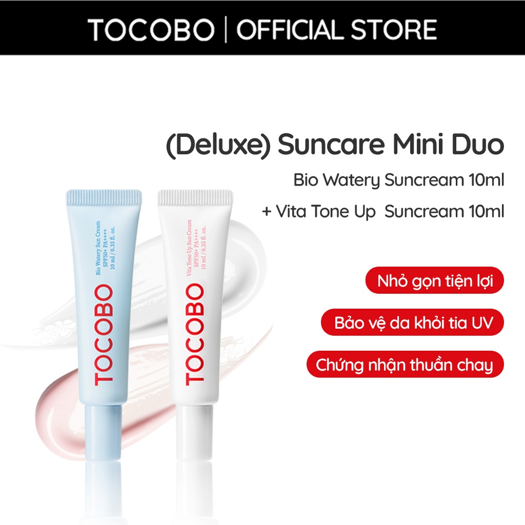 [DATE 6.2027] [Minisize] Bộ đôi kem chống nắng TOCOBO Sun Care Mini Duo