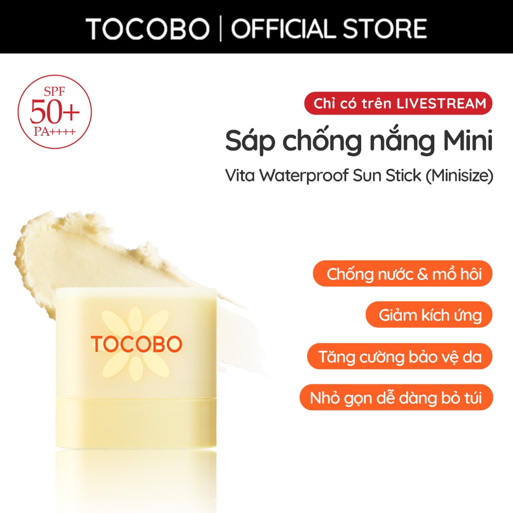 [KOL] Minisize Sáp chống nắng chống nước và dưỡng ẩm Vita Waterproof Sun Stick SPF50+ PA++++ 11g