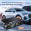 Unisen Thiết bị giám sát áp suất lốp xe ô tô TPMS LCD kỹ thuật số báo động an toàn ô tô sạc + năng