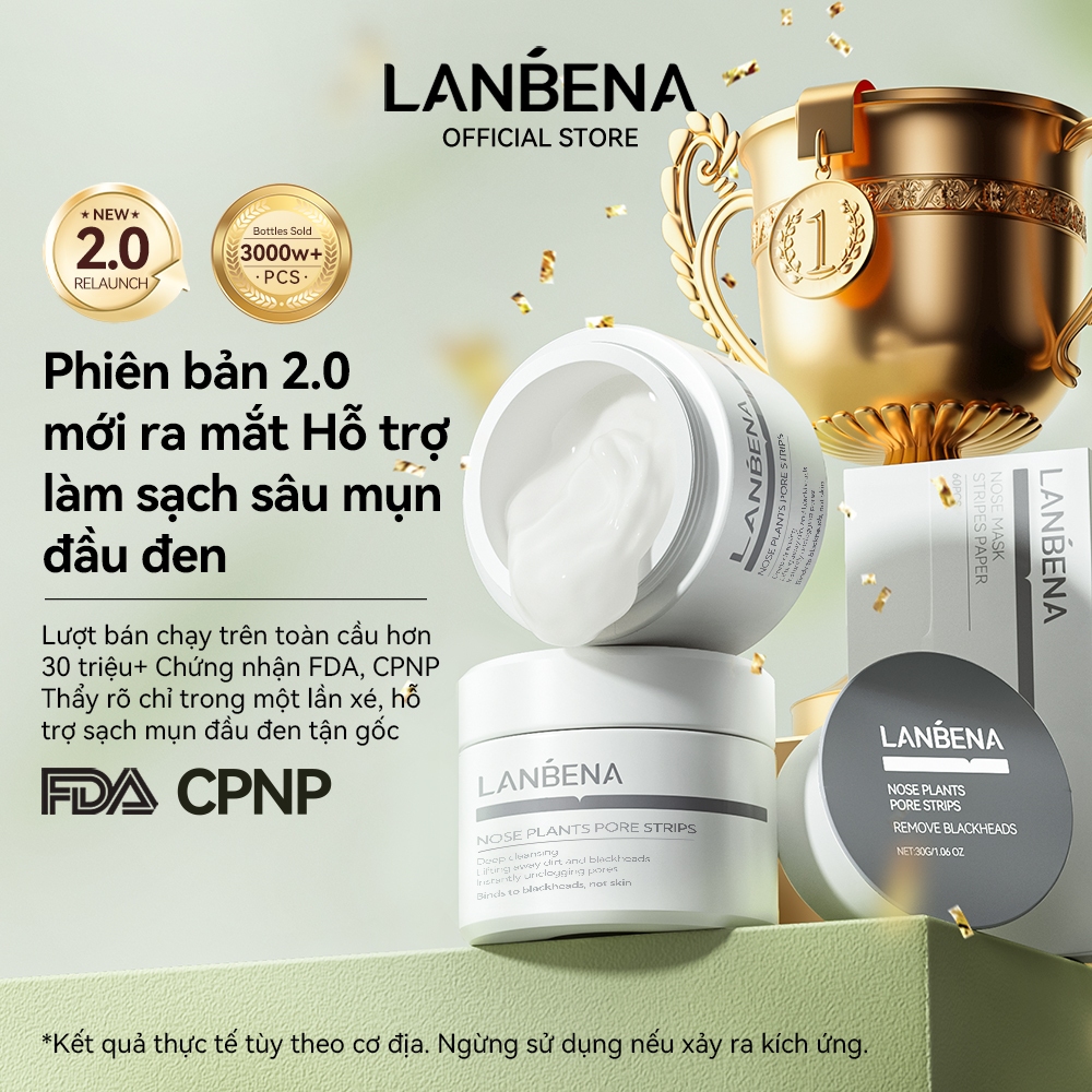 LANBENA Lột mụn đầu đen(30g)- làm sạch mụn lột mụn mặt nạ đất gel lột mụn mụn đầu đen Skincare