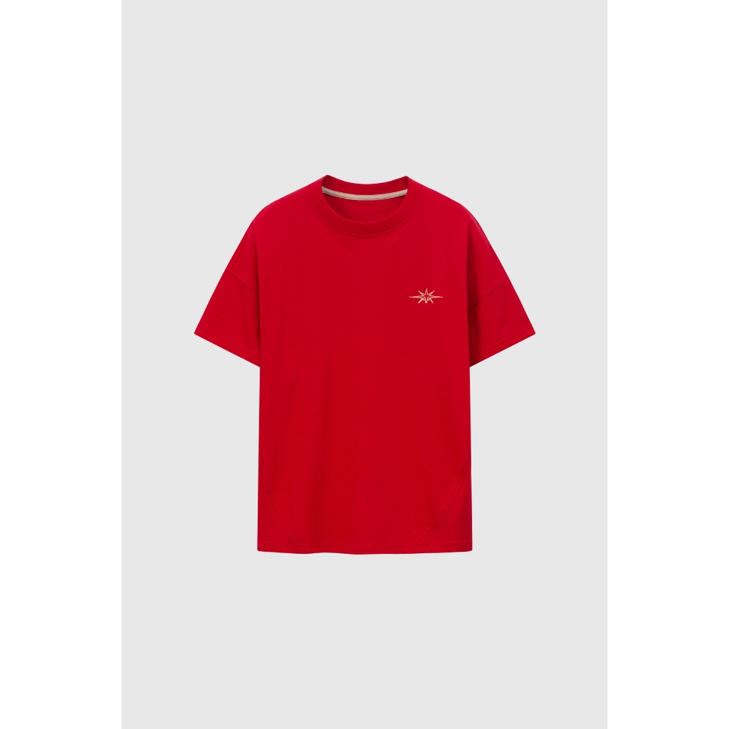 Áo Thun BOO Unisex Overfit Thêu Logo Họa Tiết Trẻ Trung Unisex Chất Liệu Cao Cấp, Thoáng Mát