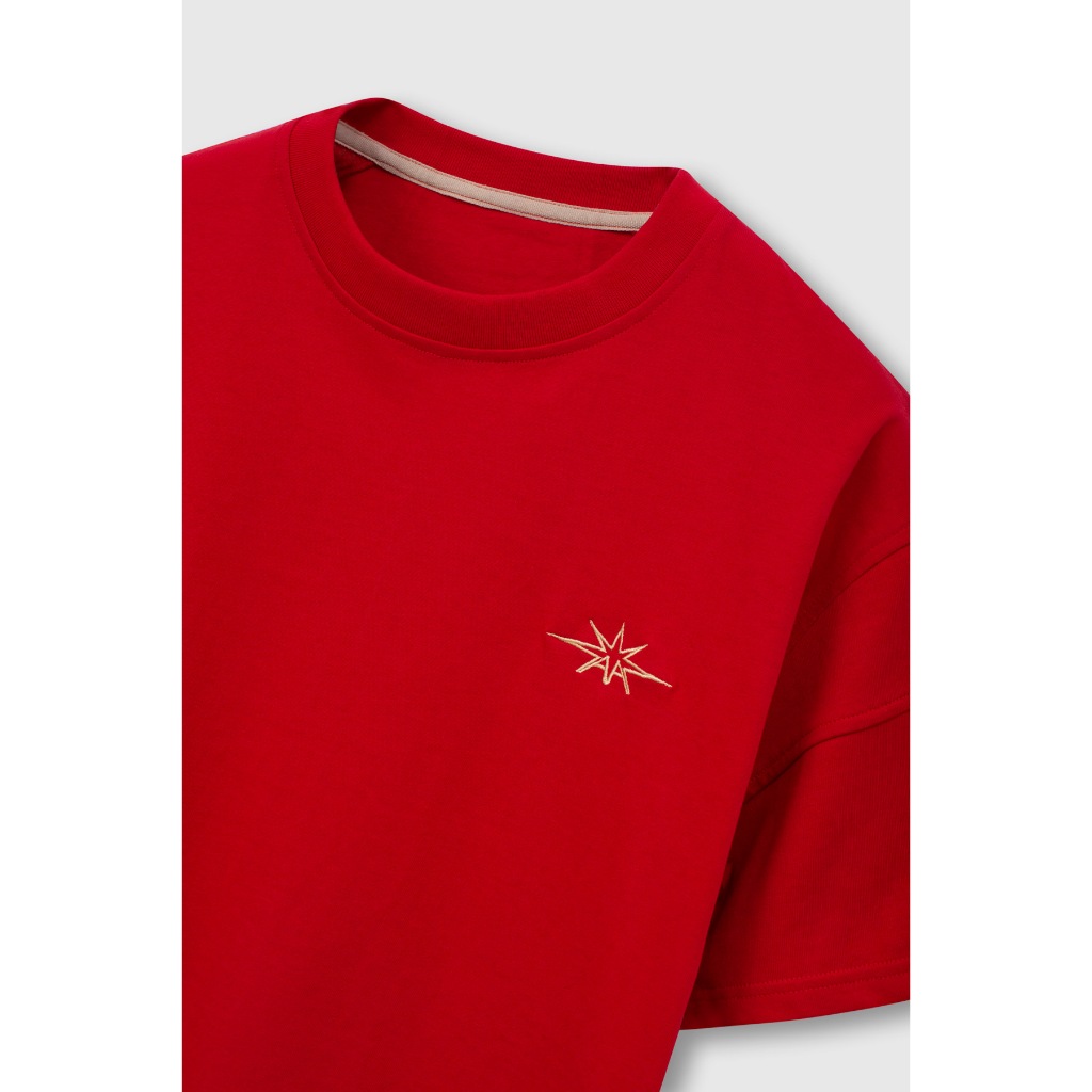 Áo Thun BOO Unisex Overfit Thêu Logo Họa Tiết Trẻ Trung Unisex Chất Liệu Cao Cấp, Thoáng Mát