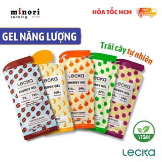Gel Năng Lượng LECKA  bổ sung năng lượng nhanh trong vận động thể thao 40g chạy bộ đạp xe pickleball