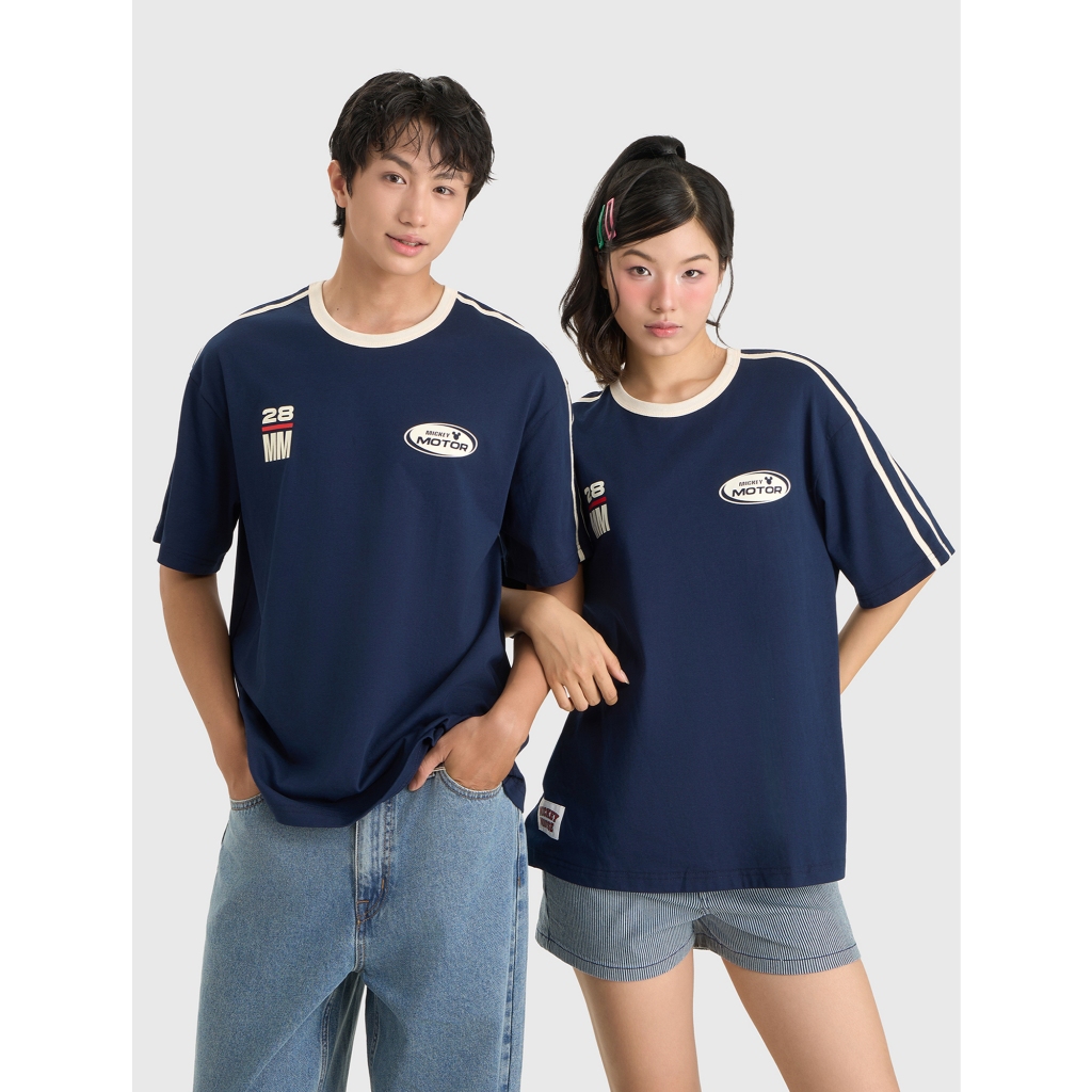 Áo phông unisex người lớn CANIFA áo thun cộc tay in họa tiết chất liệu mềm mại 5TS26S005