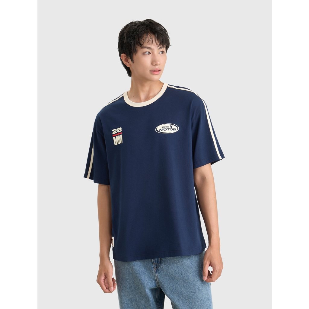 Áo phông unisex người lớn CANIFA áo thun cộc tay in họa tiết chất liệu mềm mại 5TS26S005