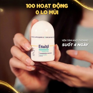 (Hỏa tốc HCM) Lăn Khử Mùi EtiaXil Nhãn Xanh Cho Da Nhạy Cảm 15ml