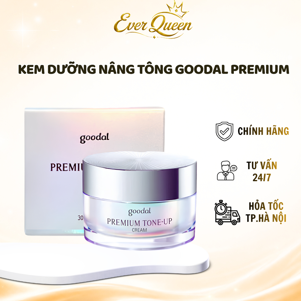 Kem Dưỡng Ốc Sên Goodal Premium Tone Up Cream Giảm Nếp Nhăn Và Dưỡng Da Chuyên Sâu - Ever Queen