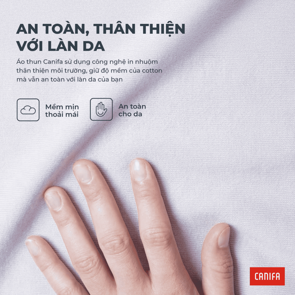 Áo phông nữ CANIFA áo thun cộc tay 100% cotton mềm mịn thoáng mát 6TS26S010