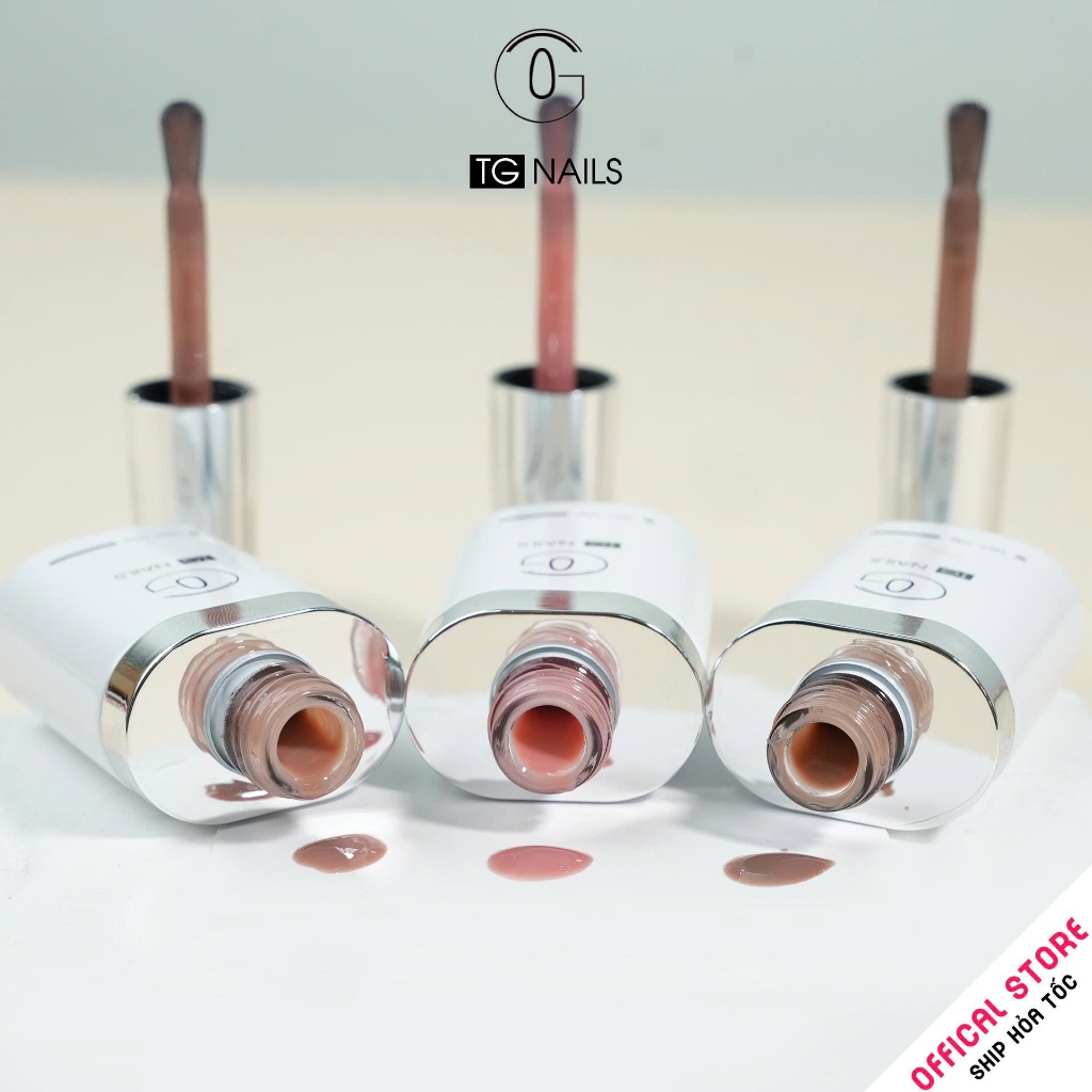 Set sơn gel 6 màu thạch đục tone Nâu thương hiệu TG