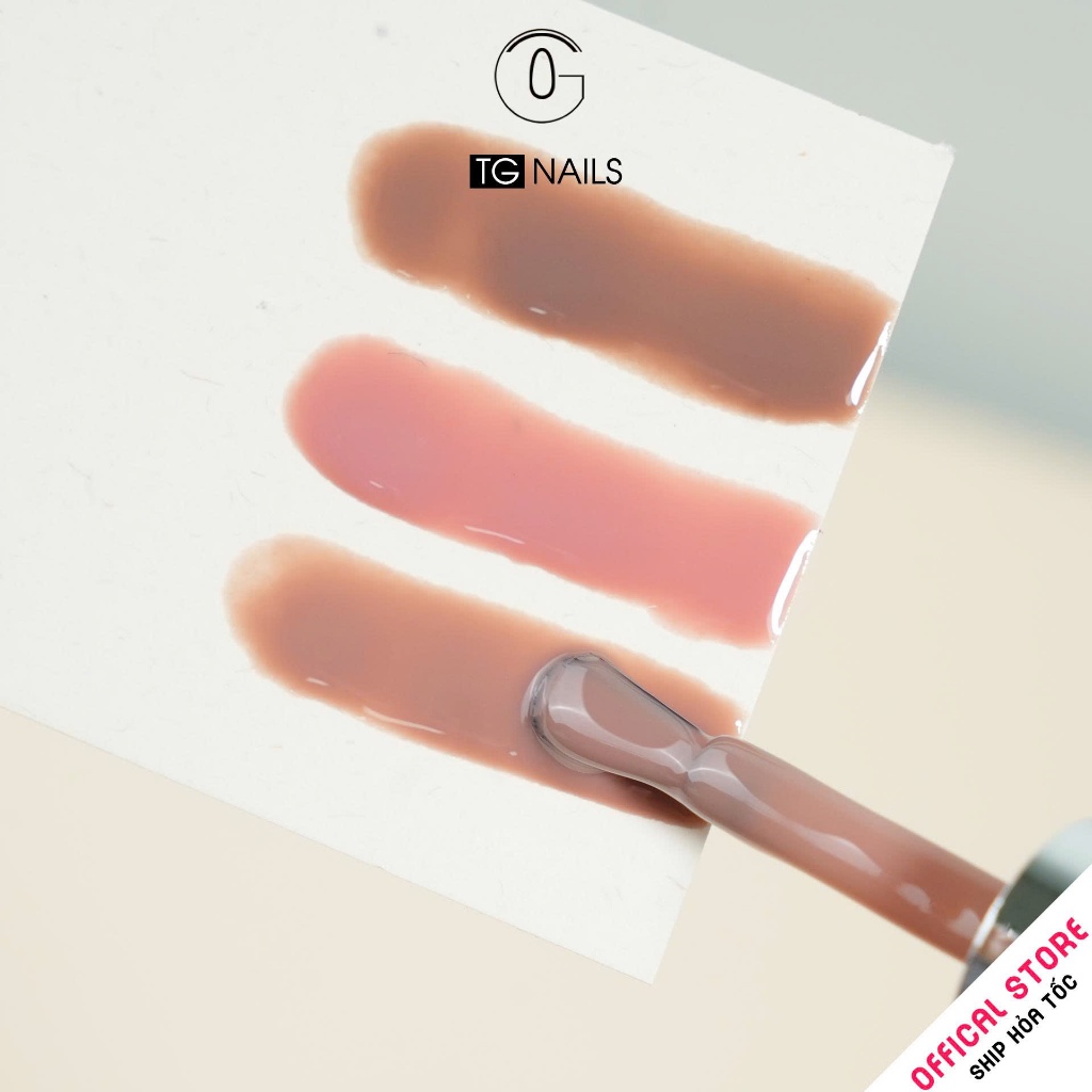 Set sơn gel 6 màu thạch đục tone Nâu thương hiệu TG