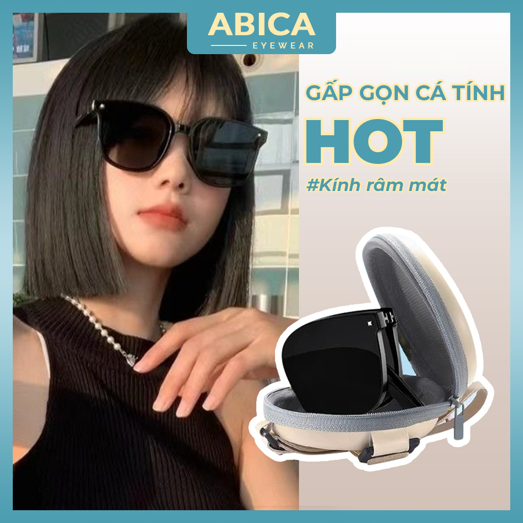 Kính Mát Chống Nắng, Chống Tia UV Gấp Gọn,Mắt Kính Râm Mát Thời Trang ...