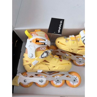 Giày patin trẻ em [Jianer] Flying Eagle S5S Pro Buzz bánh cao su đặc,càng kim loại chịu lực dưới 80kg 3 màu đen/hồng/tím