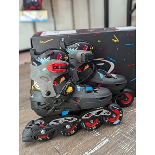 Giày patin trẻ em Flying Eagle S6S PRO SONOS bánh cao su đặc, càng nhựa chịu lực dưới 80kg 3 màu xanh/hồng/đen