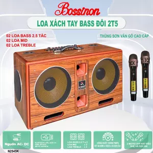 LOA BOSSINON N2545K - CÔNG SUẤT 1200W - HÁT KARAOKE CỰC ĐỈNH, NGHE NHẠC CỰC HAY - HÀNG CHÍNH HÃNG