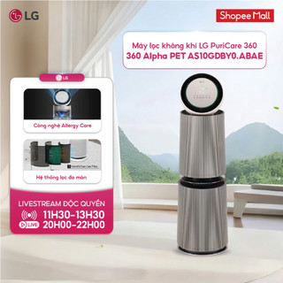 [Hannah Olala] Máy lọc không khí LG PuriCare 360 Alpha PET AS10GDBY0.ABAE - Công nghệ UVnano™