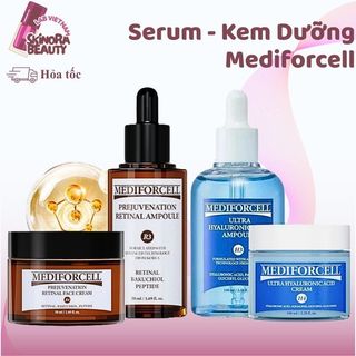 Tinh Chất MEDIFORCELL Kem Dưỡng MEDIFORCELL Ultra Hyaluronic, Prejuvenation Retinal Cấp ẩm Căng Bóng - Skinora Beauty
