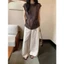𝗘𝗹𝗹𝗲 𝗟𝗶𝗻𝗲𝗻- Áo Linen cổ đỗ kèm dây xinh