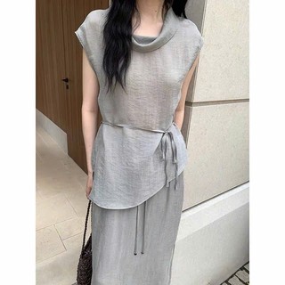 𝗘𝗹𝗹𝗲 𝗟𝗶𝗻𝗲𝗻- | LY LINEN| Áo Linen cổ đỗ kèm dây xinh