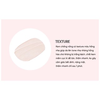 Kem Chống Nắng Nâng Tone The Saem Eco Earth Pink Sun Cream EX KCN The Saem Nâng Tông Căng Bóng - Skinora Beauty