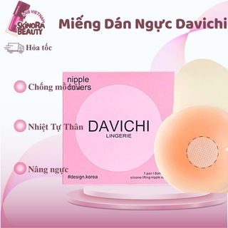 Miếng Dán Ngực Davichi Chống Mồ Hôi Miếng Dán Nâng Ngực Nhiệt Tự Thân Davichi Silicone Lifting Nipple - Skinora Beauty