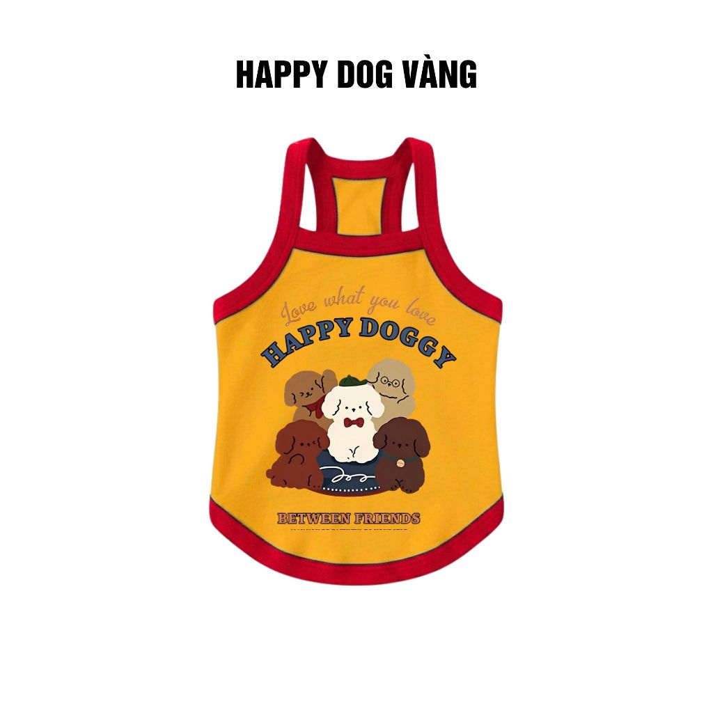 Áo 2 Dây Dành Cho Chó Mèo Mùa Hè từ 2-9kg In Hình Hoạt Hình Đủ Loại Chất Liệu Thoáng Mát Cáo Cấp