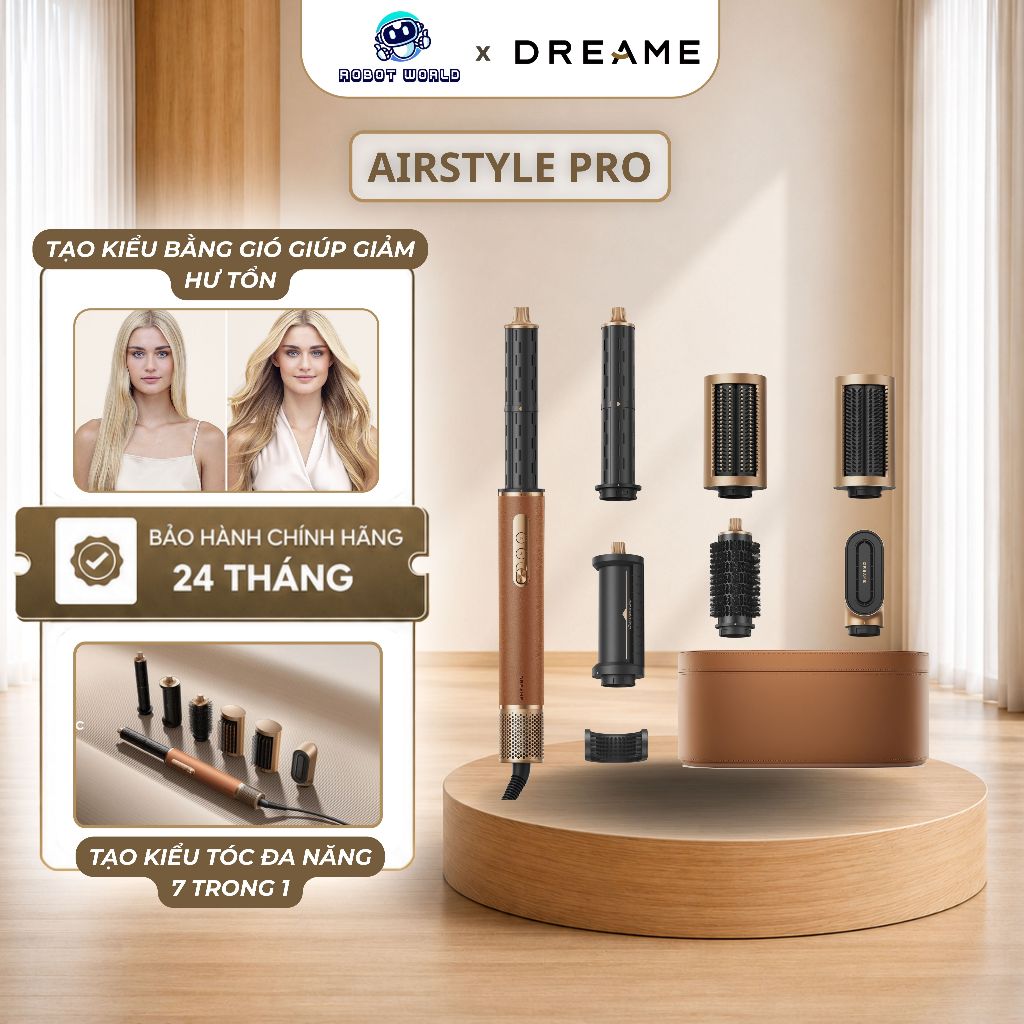 Máy Sấy Tóc Tạo Kiểu Dreame AirStyle Pro Bản Quốc Tế, Tạo Kiểu Tóc