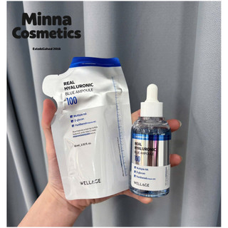 [Wellage] TINH CHẤT CẤP NƯỚC WELLAGE REAL HYALURONIC AMPOULE SERUM