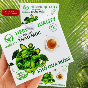 Trà túi lọc Khổ Qua Rừng - Thương hiệu HERBAL QUALITY - 15 túi x 1,8g