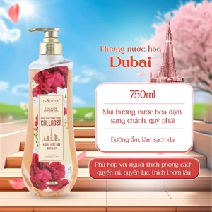 Sữa tắm hương nước hoa DrSoftly Lưu hương tới 6 giờ Dưỡng ẩm Hương Pháp Dubai 750ml