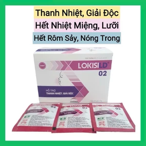 Giảm Nhiệt Miệng, Nhiệt Lưỡi, Mẩn Ngứa, Mề Đay Lokisild 02 (Hộp 30 Gói)