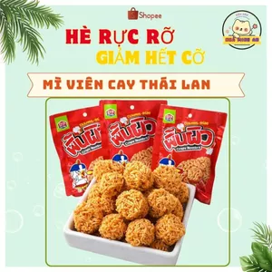 Mì Viên Cay Thái Lan – Snack Mì Tôm Viên Vị Gà Cay Giòn Rụm Đậm Vị