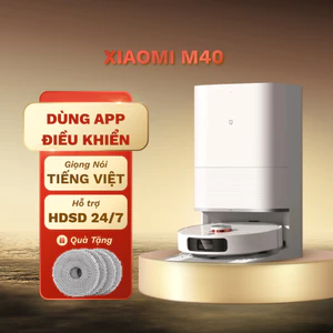 Robot Hút Bụi Lau Nhà Xiaomi M30S / M40 – Tự Giặt Sấy, Lực Hút Mạnh 7300Pa–12000Pa