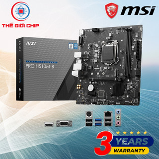 Mainboard MSI H510M-B M.2  (Intel H510 / Socket 1200 / m-ATX / DDR4 x 2) l like new Bảo hành 36 tháng bởi nhà cung cấp