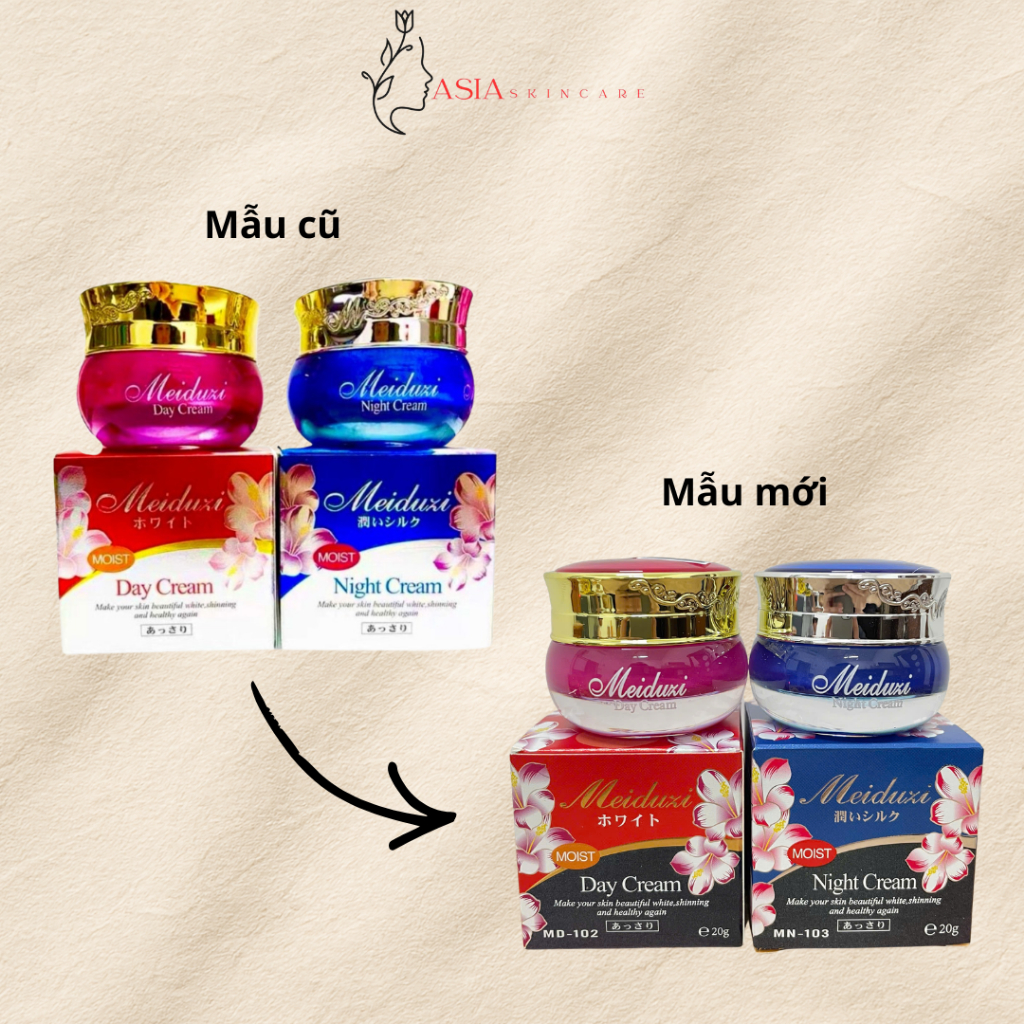 Kem Meiduzi Nhật Bản Dưỡng Trắng Da Mờ Thâm Sạm Nám 20gram