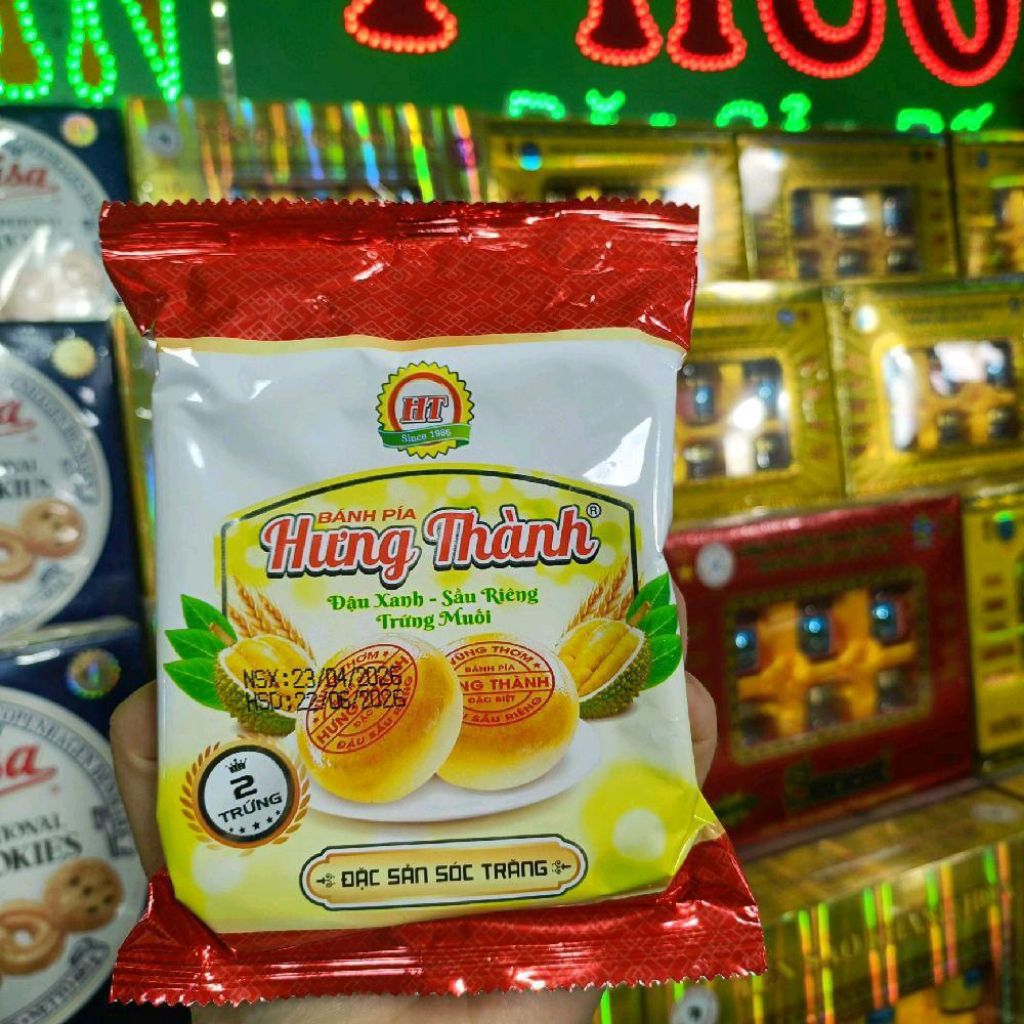 Bánh pía Hưng Thành ( 2 lòng đỏ trứng muối ) 500g