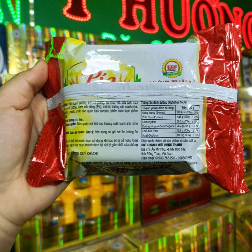Bánh pía Hưng Thành ( 2 lòng đỏ trứng muối ) 500g