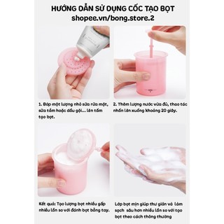 Cốc Tạo Bọt Sữa Rửa Mặt Dầu Gội Sữa Tắm Sạch Sâu Tại Nhà Tiện Lợi, Siêu Tạo Bọt Đơn Giản, Nhanh Chóng, Tiết Kiệm Mỹ Phẩm