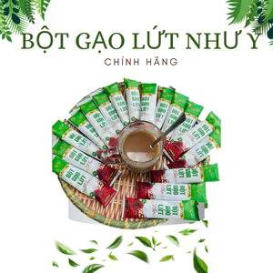 [Tách lẻ 10 gói dùng THỬ] Bột gạo lứt NY Như ý 1 hộp 20 gói - Bột gạo lức Plus Như Ý giảm cân