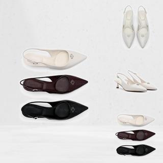 Giày PEDRO Icon Leather Slingback Heel Pumps - PW1-26480097 chính hãng đủ bill