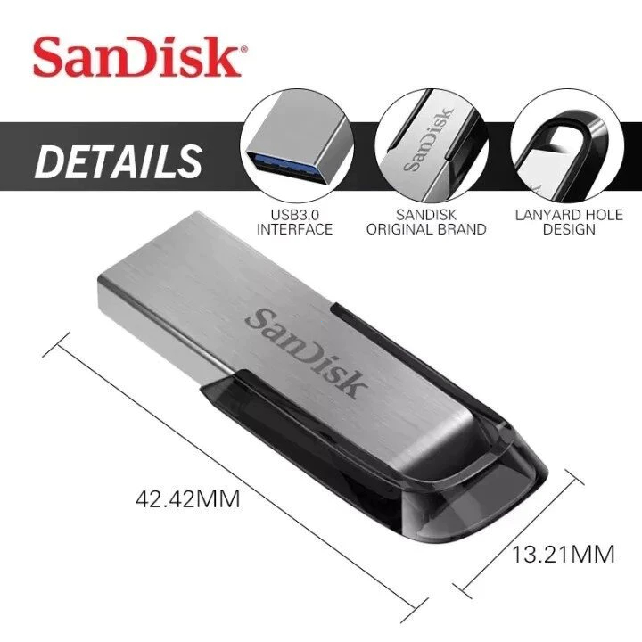 SanDisk Ultra Flash Drive USB 3.0 SDCZ73 Bảo hành 5 năm 64GB/128GB/256GB/512GB/1TB