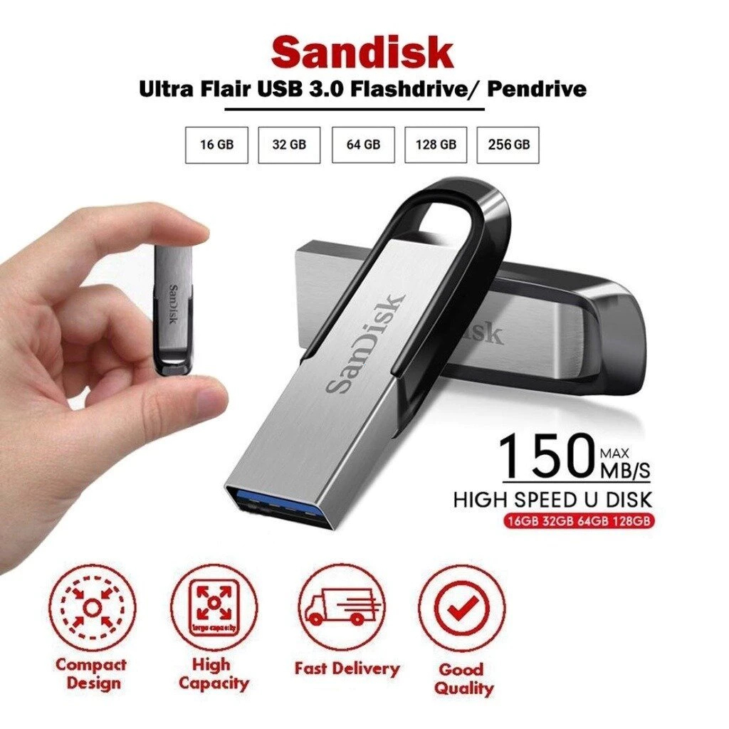 SanDisk Ultra Flash Drive USB 3.0 SDCZ73 Bảo hành 5 năm 64GB/128GB/256GB/512GB/1TB