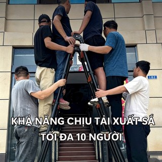 Thang Rút Nhôm Inox Chữ A Chữ I thang gấp gọn dễ mang  Cao 1.7M 2.1M 2.5M 2.9M