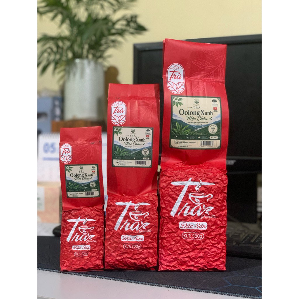 [200g]Trà Oolong Xanh Gia Bảo - Đặc Sản Mộc Châu