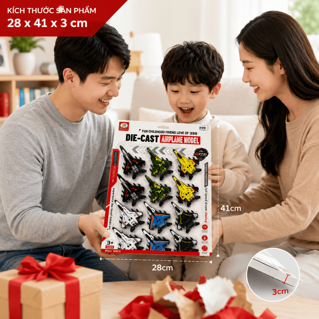 Bộ 12 Máy Bay Chiến Đấu Có Bánh Xe Kéo Trớn – Đồ Chơi Máy Bay Quân Sự Cho Bé, Đồ Chơi Cho Bé