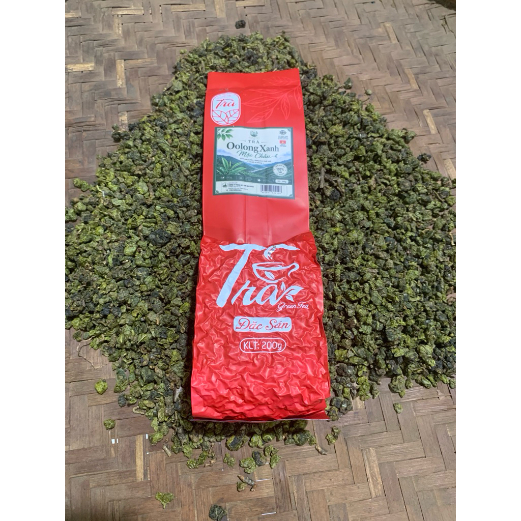 [200g]Trà Oolong Xanh Gia Bảo - Đặc Sản Mộc Châu