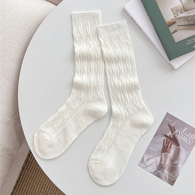 Vớ Tất nữ siêu cao cổ kiểu ren mỏng phong cách dễ thương, xinh xắn.
